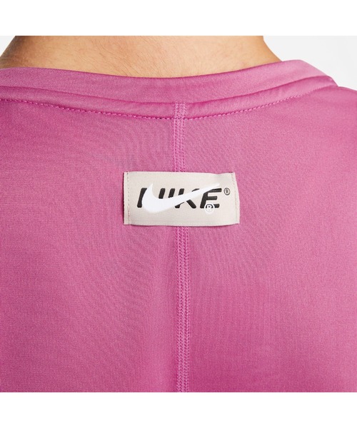 NIKE（ナイキ）の「ナイキ NIKE ナイキ ワン DF STD グラフィック S/S トップ（Tシャツ/カットソー・レディース・ブラック/スモークピンク・S/XL/M/L）」の10枚目の写真