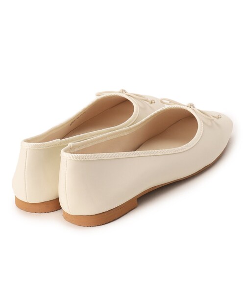 couture brooch（クチュールブローチ）の「カラーソフトバレエシューズ（パンプス・レディース・アイボリー/シルバー/ブラック・35/30/45）」の7枚目の写真