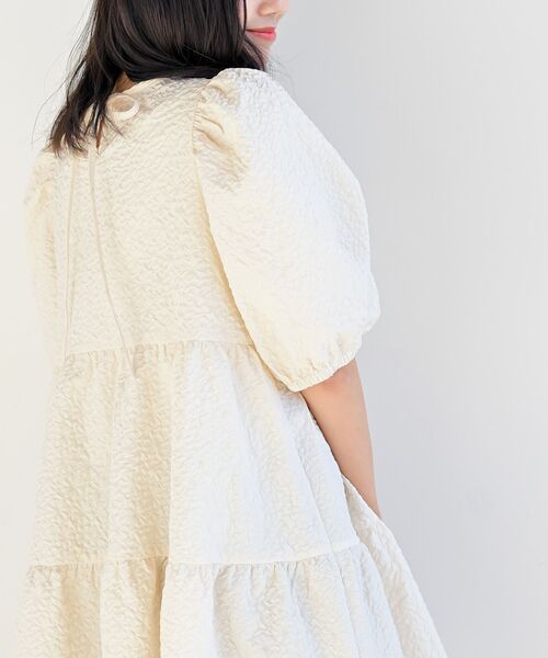 rps(アールピーエス)の「エンボスティアードチュニック(チュニック・レディース・ブラック/アイボリー・フリー)」の16枚目の写真