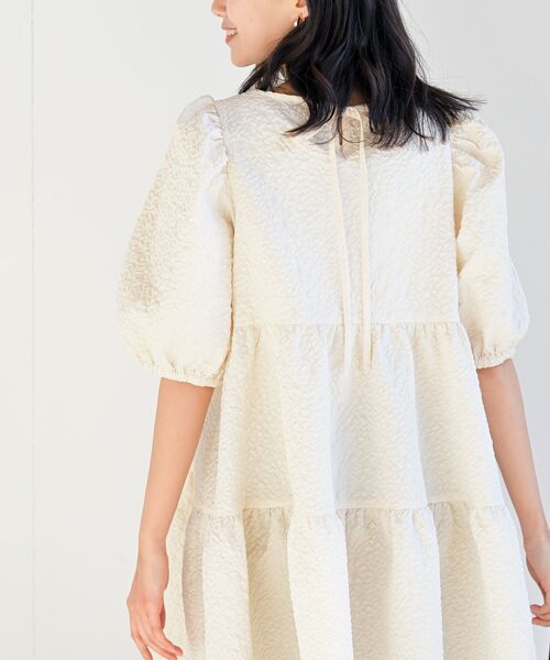 rps(アールピーエス)の「エンボスティアードチュニック(チュニック・レディース・ブラック/アイボリー・フリー)」の21枚目の写真