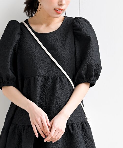 rps(アールピーエス)の「エンボスティアードチュニック(チュニック・レディース・ブラック/アイボリー・フリー)」の22枚目の写真