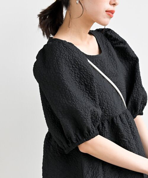 rps(アールピーエス)の「エンボスティアードチュニック(チュニック・レディース・ブラック/アイボリー・フリー)」の12枚目の写真