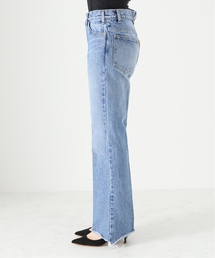 t*様 INSCRIRE（アンスクリア） FLARE DENIM 30 ダークブ 30%OFF】【INSCRIRE アンスクリア】Crash Flare BLUE USED