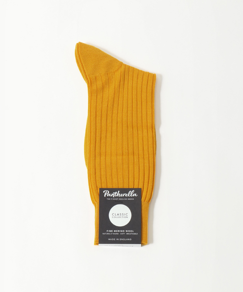 Pantherella（パンセレラ）の「【PANTHERELLA  / パンセレラ】LABURNUM メリノウールソックス（ソックス/靴下・メンズ・ライトグレー/レッド/ブルー系その他/パープル/イエロー/ブラック・FREE）」の5枚目の写真