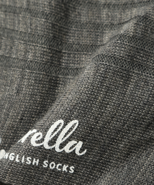 Pantherella（パンセレラ）の「【PANTHERELLA  / パンセレラ】LABURNUM メリノウールソックス（ソックス/靴下・メンズ・ライトグレー/レッド/ブルー系その他/パープル/イエロー/ブラック・FREE）」の8枚目の写真