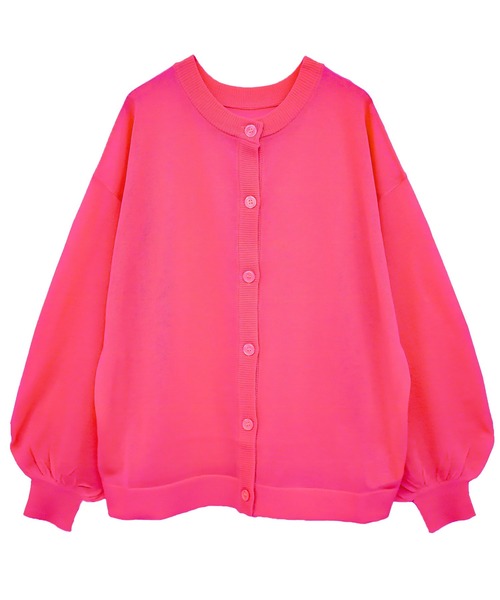 Social GIRL（ソーシャルガール）の「シアー天竺ロングカーディガン（カーディガン/ボレロ・レディース・ブルー/ブラック/イエロー/オフホワイト/ピンク・M）」の17枚目の写真