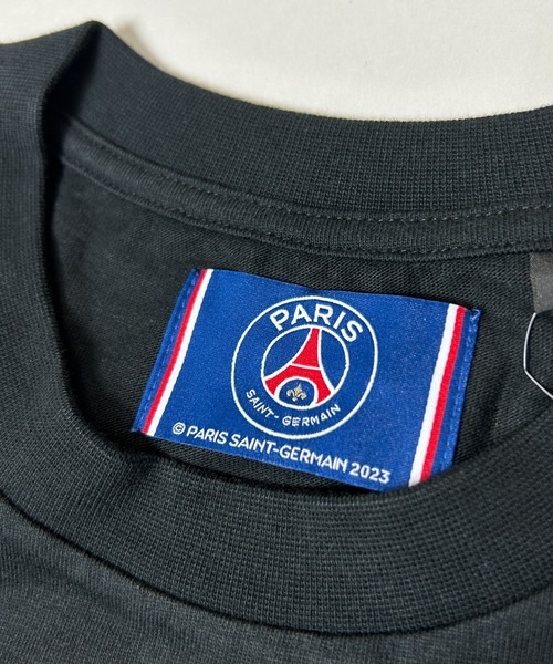 PARIS SAINT-GERMAIN（パリサンジェルマン）の「PSG-SILICON PRINT WAPPEN TEE /パリサンジェルマン 半袖Tシャツ（Tシャツ/カットソー・メンズ・ブラック/ホワイト・M/L/XL）」の8枚目の写真