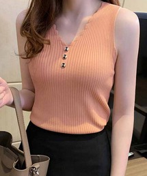 STYLEBLOCK | Vネックノースリーブニット(ニット/セーター)