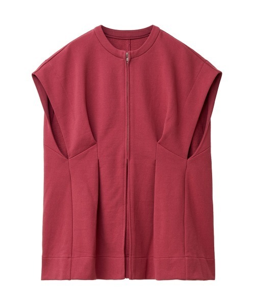 セール】WAIST SHAPE ZIP SWEAT TOPS（スウェット）｜MANOF