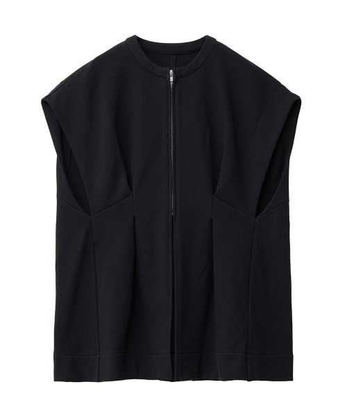 セール】WAIST SHAPE ZIP SWEAT TOPS（スウェット）｜MANOF