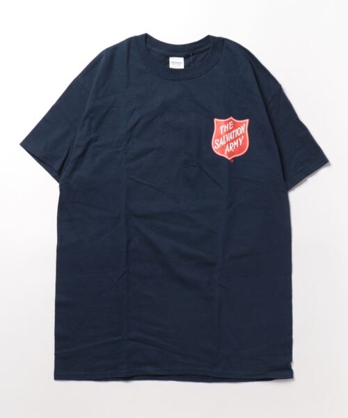 NO WAY(ノーウェイ)の「THE SALVATION ARMY /Shield Logo Front & Back Tee(Tシャツ/カットソー・メンズ・ブラック/ホワイト/ネイビー・MEDIUM/LARGE)」の3枚目の写真