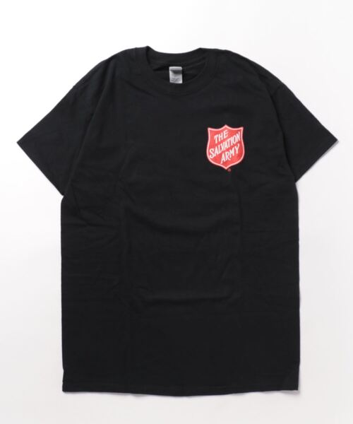 NO WAY(ノーウェイ)の「THE SALVATION ARMY /Shield Logo Front & Back Tee(Tシャツ/カットソー・メンズ・ブラック/ホワイト/ネイビー・MEDIUM/LARGE)」の2枚目の写真