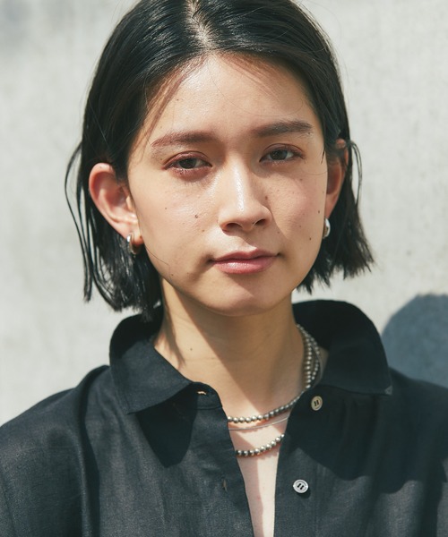 RIVE DROITE(リヴドロワ)の「シーズンレスで使える/ボリュームフープピアス(ピアス(両耳用)・レディース・シルバー/ゴールド・FREE)」の9枚目の写真