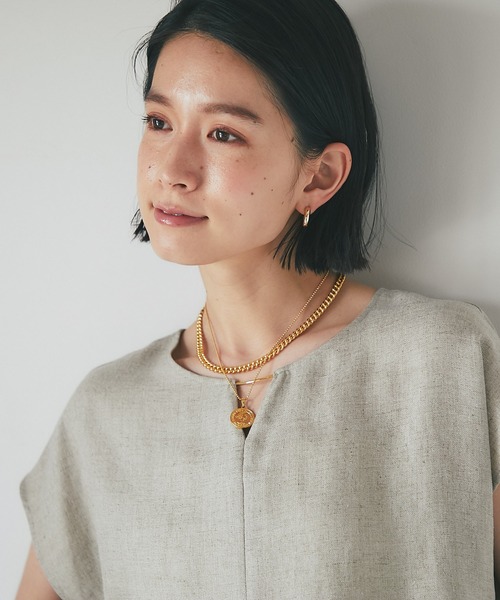RIVE DROITE(リヴドロワ)の「シーズンレスで使える/ボリュームフープピアス(ピアス(両耳用)・レディース・シルバー/ゴールド・FREE)」の7枚目の写真
