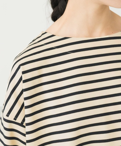 かぐれ（カグレ）の「ボーダーワイドカットソー（Tシャツ