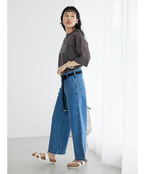 CRAFT STANDARD BOUTIQUE(クラフトスタンダードブティック)の「CHAIR TEE(Tシャツ/カットソー・レディース・チャコールグレー/アイボリー/オフホワイト・L/M/XL)」の12枚目の写真