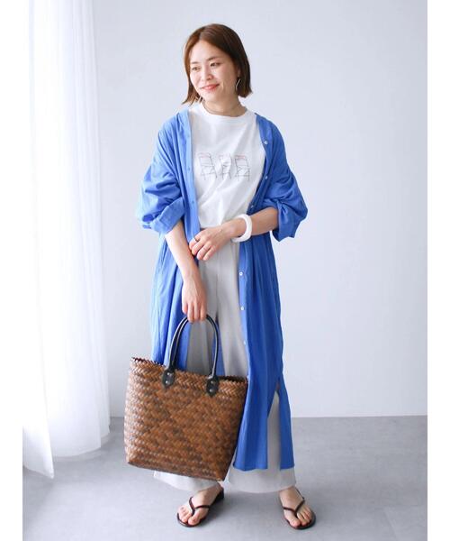 CRAFT STANDARD BOUTIQUE(クラフトスタンダードブティック)の「CHAIR TEE(Tシャツ/カットソー・レディース・チャコールグレー/アイボリー/オフホワイト・L/M/XL)」の19枚目の写真