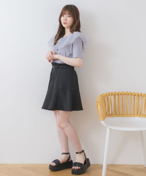 【美品】専用品半袖シャツ &スカート ロゴジャガード半袖NT|ems excite | RETRO GIRL ONLINE STORE