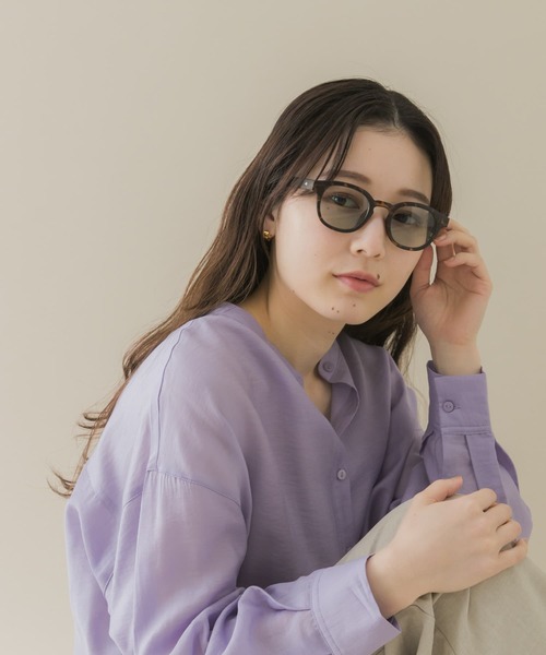 SMELLY（スメリー）の「マットフレームサングラス（サングラス・レディース・ブラック/ブラウン系その他・-）」の5枚目の写真