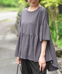 rps | ギャザーフレアーＴ(Tシャツ/カットソー)