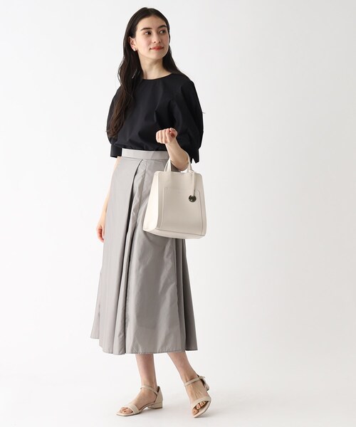 OPAQUE.CLIP(オペークドットクリップ)の「◆UVパフスリーブブラウス【イージーケア/洗濯機洗い可】(シャツ/ブラウス・レディース・ブラック/ブルー系7/ボルドー/ホワイト系その他3・34/36/38/40/42)」の10枚目の写真