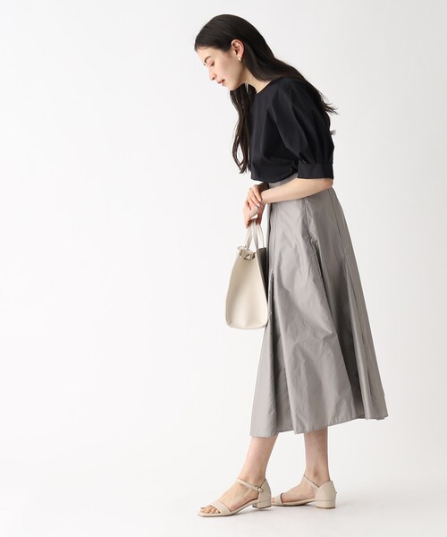 OPAQUE.CLIP(オペークドットクリップ)の「◆UVパフスリーブブラウス【イージーケア/洗濯機洗い可】(シャツ/ブラウス・レディース・ブラック/ブルー系7/ボルドー/ホワイト系その他3・34/36/38/40/42)」の12枚目の写真