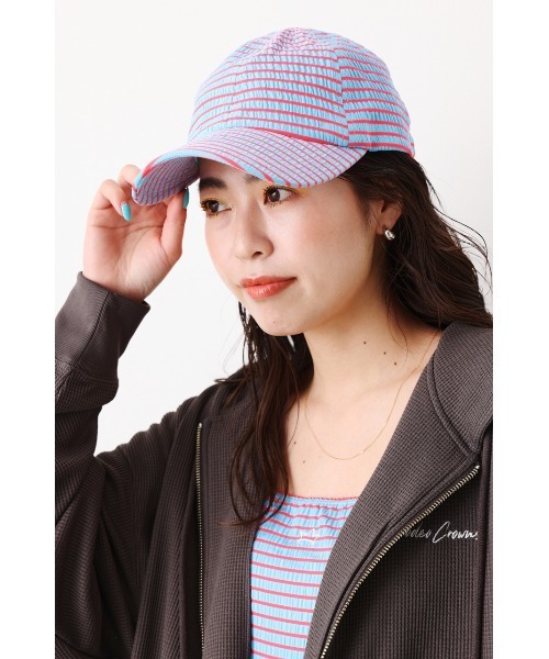 RODEO CROWNS WIDE BOWL（ロデオクラウンズワイドボウル）の「S/W CAP（キャップ・レディース・ホワイト系その他/ブルー系その他/ブルー系その他3・FREE）」の9枚目の写真