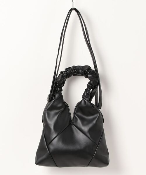 prose verse(プロズヴェール)の「ギャザーハンドル2wayショルダーBAG(ハンドバッグ・レディース・イエロー/ブラック/アイボリー・フリ-)」の18枚目の写真