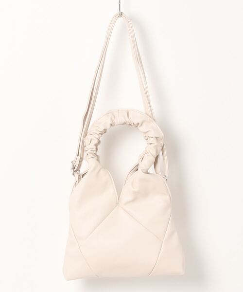 prose verse(プロズヴェール)の「ギャザーハンドル2wayショルダーBAG(ハンドバッグ・レディース・イエロー/ブラック/アイボリー・フリ-)」の19枚目の写真