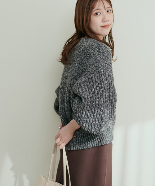 セール】MIX片畦パール釦カーディガン（カーディガン/ボレロ