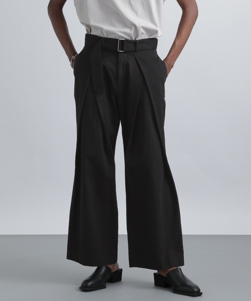 HARE（ハレ）の「ベルテッドワイドデニムパンツ(HARE)（デニムパンツ・メンズ・ブラック/インディゴブルー・SMALL/MEDIUM）」の22枚目の写真