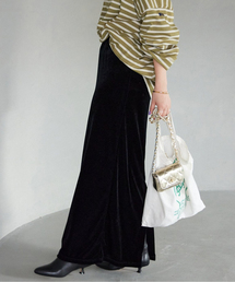 SLOBE IENA | トリアセ混ベロアスカート(スカート)