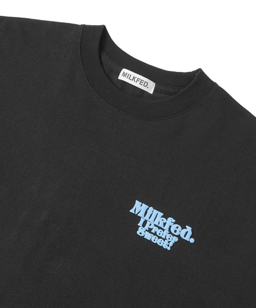 MILKFED.(ミルクフェド)の「I PREFER SWEET MILKFED. S/S TEE(Tシャツ/カットソー・レディース・オフホワイト/ライトブルー/ブラック・ONE SIZE)」の6枚目の写真
