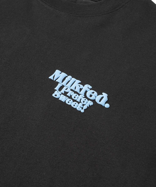 MILKFED.(ミルクフェド)の「I PREFER SWEET MILKFED. S/S TEE(Tシャツ/カットソー・レディース・オフホワイト/ライトブルー/ブラック・ONE SIZE)」の7枚目の写真