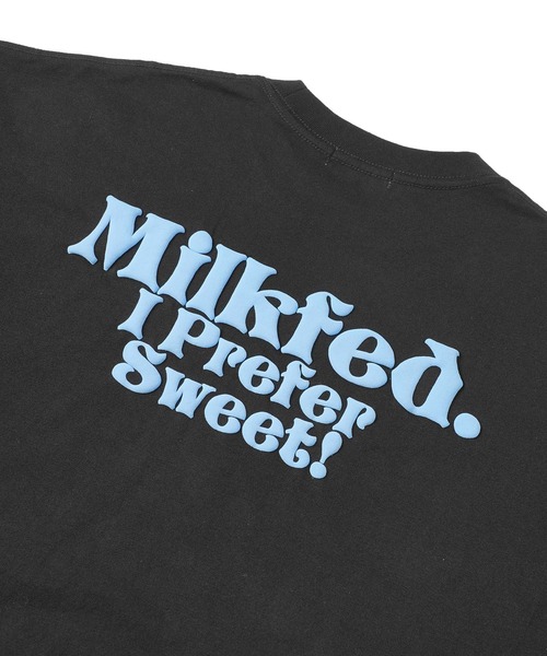 MILKFED.(ミルクフェド)の「I PREFER SWEET MILKFED. S/S TEE(Tシャツ/カットソー・レディース・オフホワイト/ライトブルー/ブラック・ONE SIZE)」の10枚目の写真
