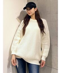 ベーシックソフトニットトップス