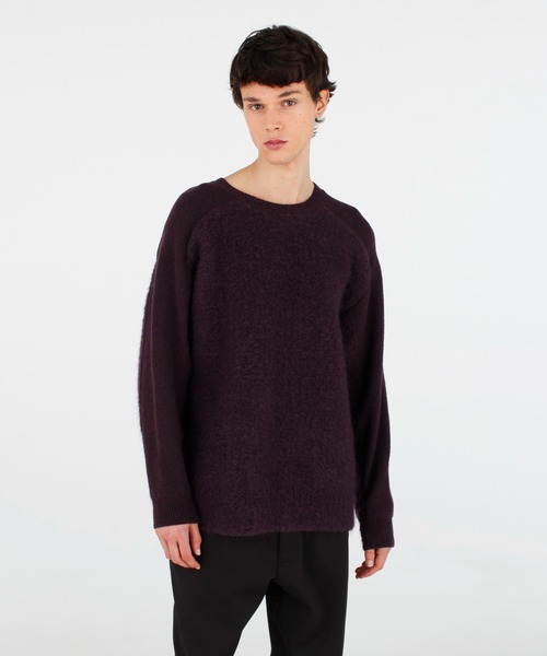 Y-3(ワイスリー)の「WINTER KNIT CRE(ニット/セーター・メンズ・パープル・SMALL/MEDIUM/LARGE/X-SMALL/XX-SMALL/X-LARGE)」の2枚目の写真