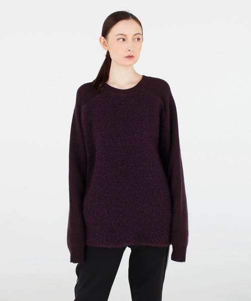 Y-3(ワイスリー)の「WINTER KNIT CRE(ニット/セーター・メンズ・パープル・SMALL/MEDIUM/LARGE/X-SMALL/XX-SMALL/X-LARGE)」の3枚目の写真