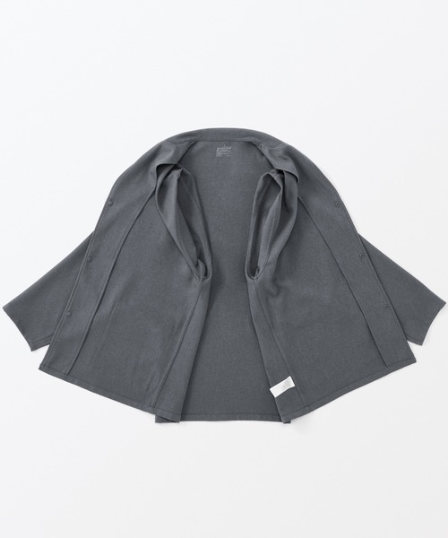 無印良品（ムジルシリョウヒン）の「イージーケアシャツジャケット（シャツ/ブラウス・メンズ・ブラック/ダークブラウン系/グレー・M/S/XXL/XS/XL/L）」の9枚目の写真