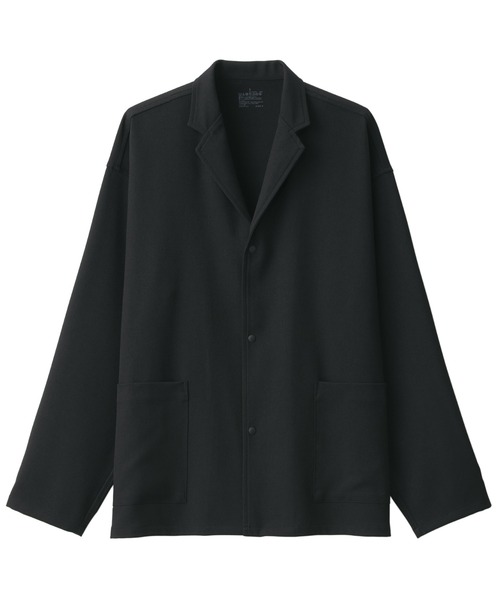 無印良品（ムジルシリョウヒン）の「イージーケアシャツジャケット（シャツ/ブラウス・メンズ・ブラック/ダークブラウン系/グレー・M/S/XXL/XS/XL/L）」の18枚目の写真