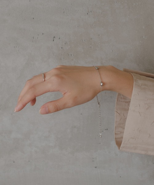 Kastane（カスタネ）の「【fiw.】ハートブレスレット（ブレスレット・レディース・シルバー/ゴールド・FREE）」の7枚目の写真