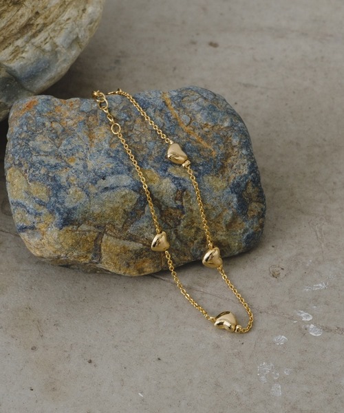 Kastane（カスタネ）の「【fiw.】ハートブレスレット（ブレスレット・レディース・シルバー/ゴールド・FREE）」の8枚目の写真