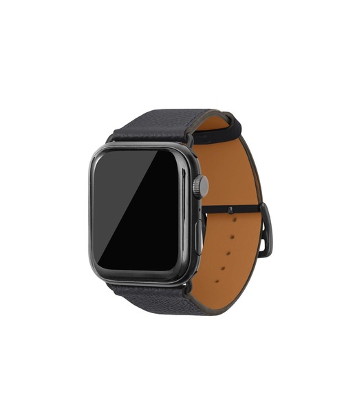 BONAVENTURA(ボナベンチュラ)の「ノービレ Apple Watch レザーバンド【44mm/45mm/46mm/49mm, M/Lサイズ】 (アダプター:ブラック)(デジタル腕時計・レディース・ブラック/ブラウン/ライトピンク/ベージュ系その他/ブルー系その他/チャコールグレー・FREE)」の1枚目の写真