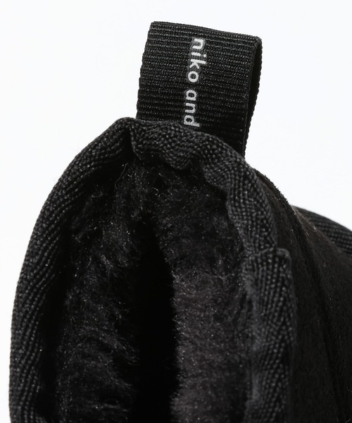 niko and...（ニコアンド）の「オリジナルフェイクムートンミニブーツ（ブーツ・レディース・ブラック/キャメル/その他1・MEDIUM/LARGE）」の19枚目の写真