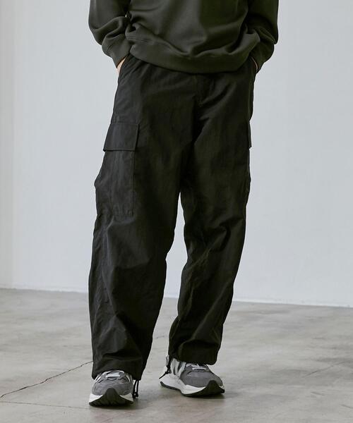 coen（コーエン）の「ナイロンワッシャー6ポケットワイドカーゴ