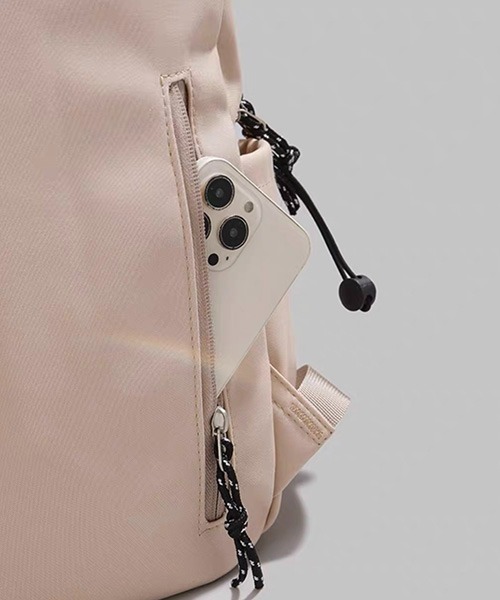 ROOPTOKYO（ループトウキョウ）の「リュック　バックパック 通勤　通学用（バックパック/リュック・メンズ・ブラック/ホワイト/ベージュ・FREE）」の8枚目の写真