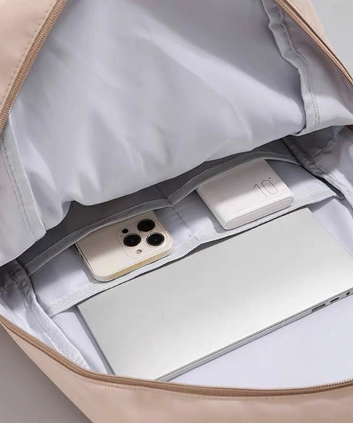 ROOPTOKYO（ループトウキョウ）の「リュック　バックパック 通勤　通学用（バックパック/リュック・メンズ・ブラック/ホワイト/ベージュ・FREE）」の9枚目の写真