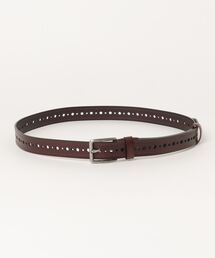 L.E.D.BITES（エルイーディーバイツ）の「パンチングレザー　ホールモチーフ　28mm（ベルト）」