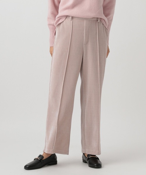 Elura(エルーラ)の「コーデュロイストレートパンツ(その他パンツ・レディース・ブラウン系その他/グレイッシュベージュ・SMALL/LARGE/MEDIUM)」の2枚目の写真