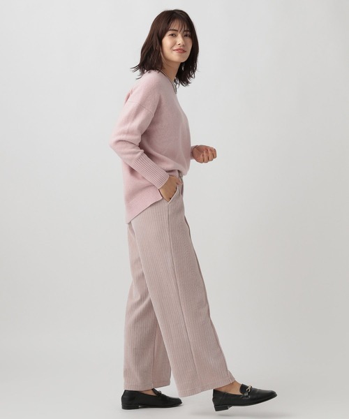 Elura(エルーラ)の「コーデュロイストレートパンツ(その他パンツ・レディース・ブラウン系その他/グレイッシュベージュ・SMALL/LARGE/MEDIUM)」の5枚目の写真